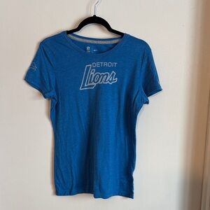 Nike Blue Detroit Lions Tee size L